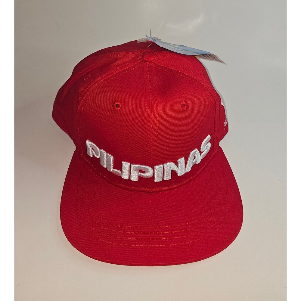 2023 FIBA Basketball World Cup Pilipinas Snapback Hat Cap Philippines Japan Red